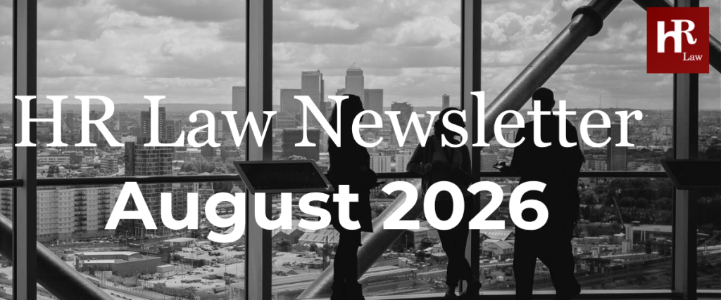 HR Law Newsletter - August 2026
