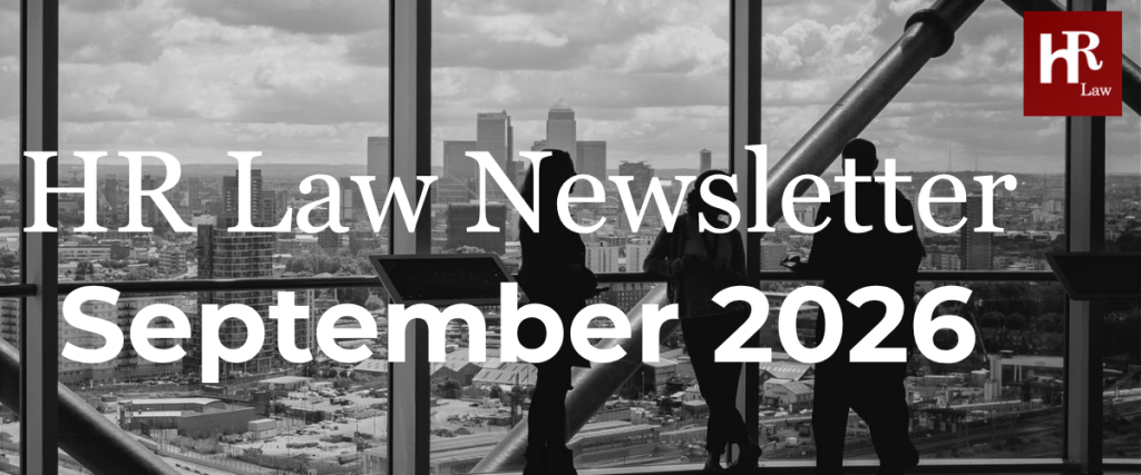 HR Law Newsletter Sept 2026